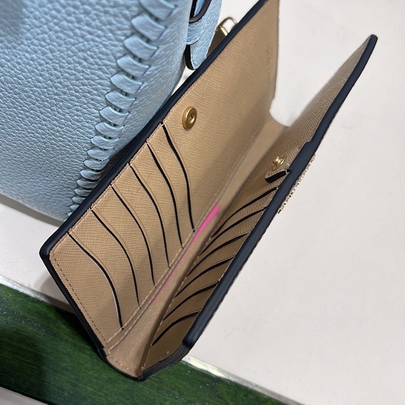 Kate Spade Morgan Colorblocked Slim Bifold Wallet 
Cafe Mocha 
NWT - Picture 9 of 16